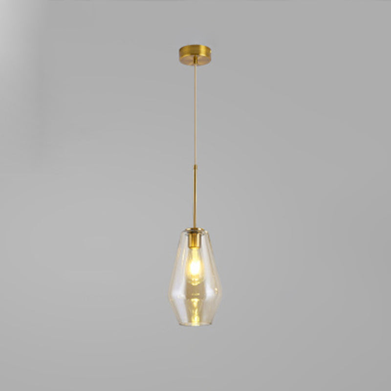 Shaded Glass Hanging Ceiling Light Modern Style Ceiling Pendant Light for Dinning Room