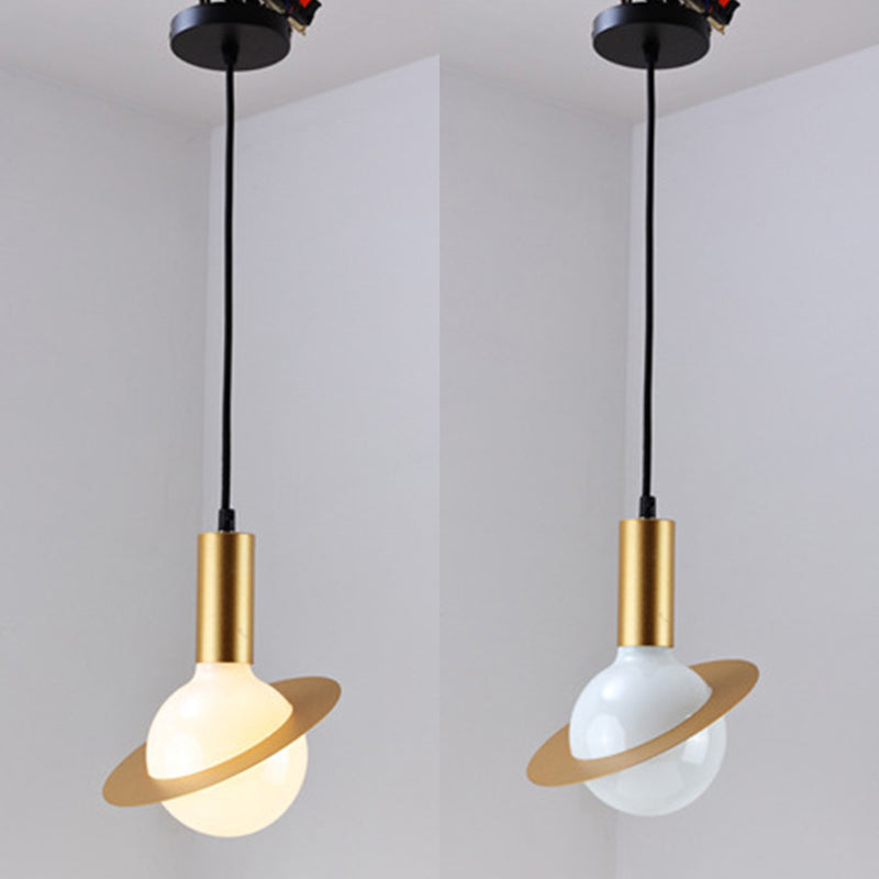 Metal Planet Pendant Ceiling Light Nordic Style Hanging Ceiling Light for Dinning Room