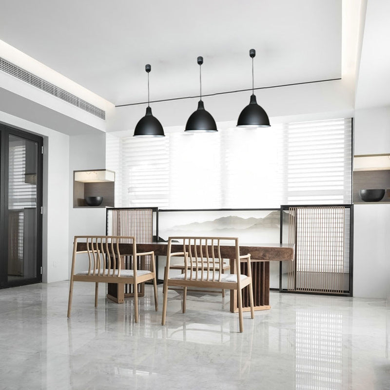 Contemporary Style Dome Pendant Light Kit Metal Dinning Room Hanging Pendant Lamp