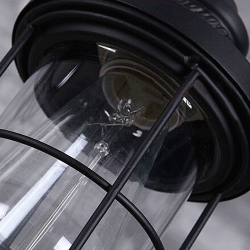 3 Luces de techo colgantes de la jaula de luz Alimento de metal de estilo industrial Fixes para restaurante