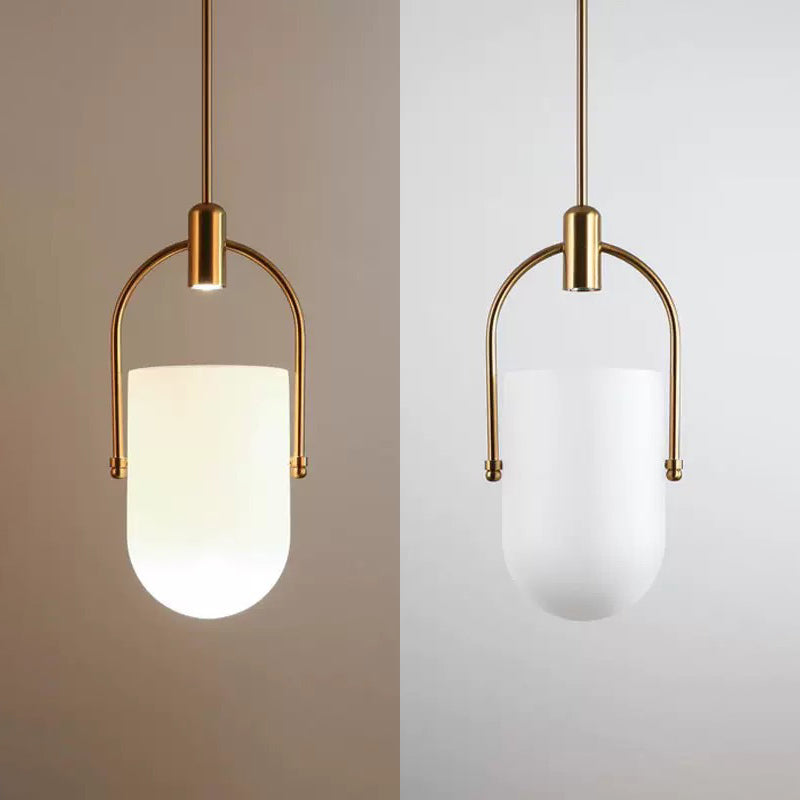 Emmervormig glas hangend licht minimalisme moderne suspensieverlichting voor bed voor bed