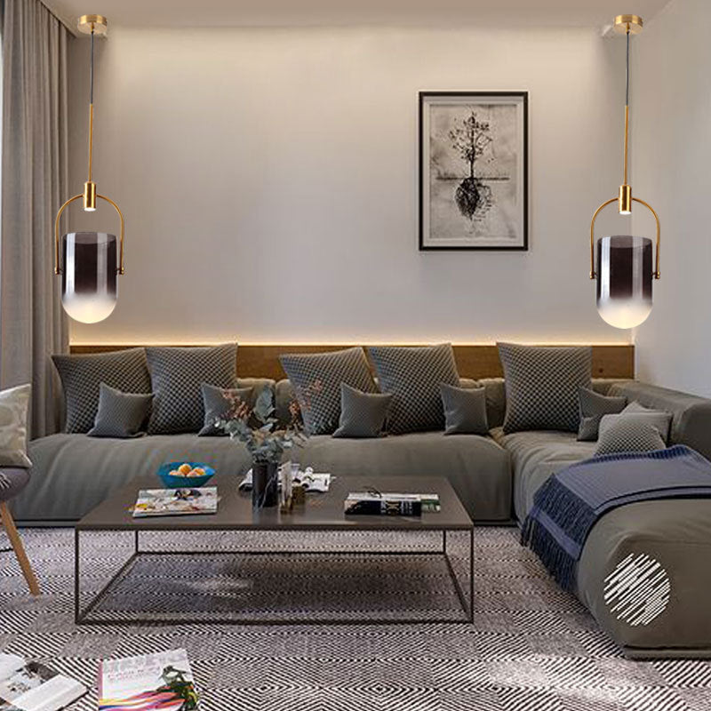 Emmervormig glas hangend licht minimalisme moderne suspensieverlichting voor bed voor bed