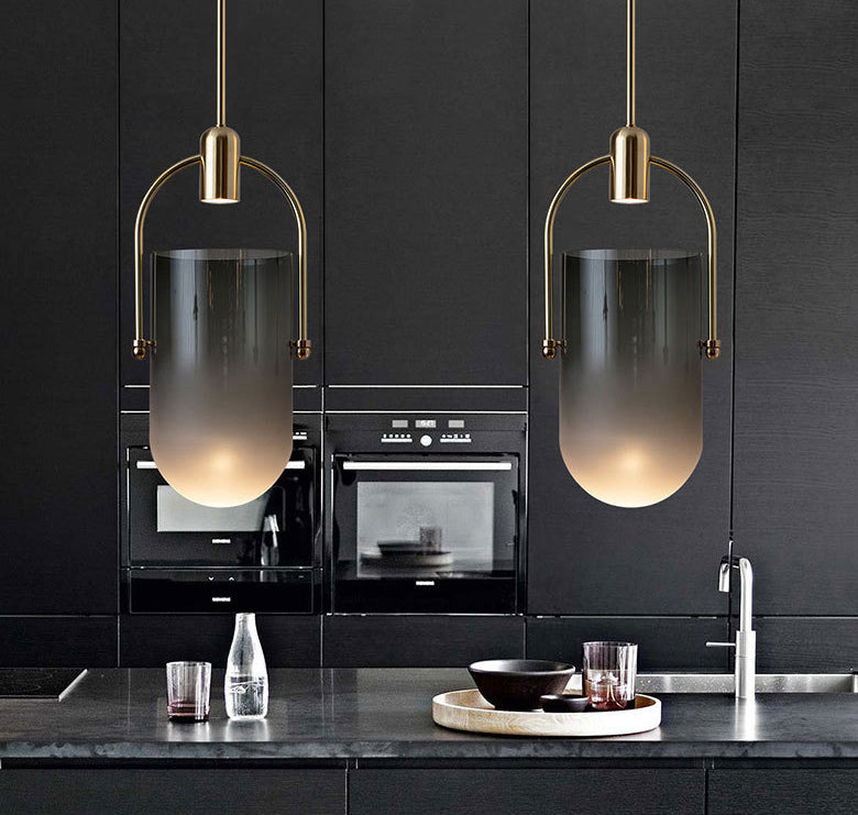 Emmervormig glas hangend licht minimalisme moderne suspensieverlichting voor bed voor bed