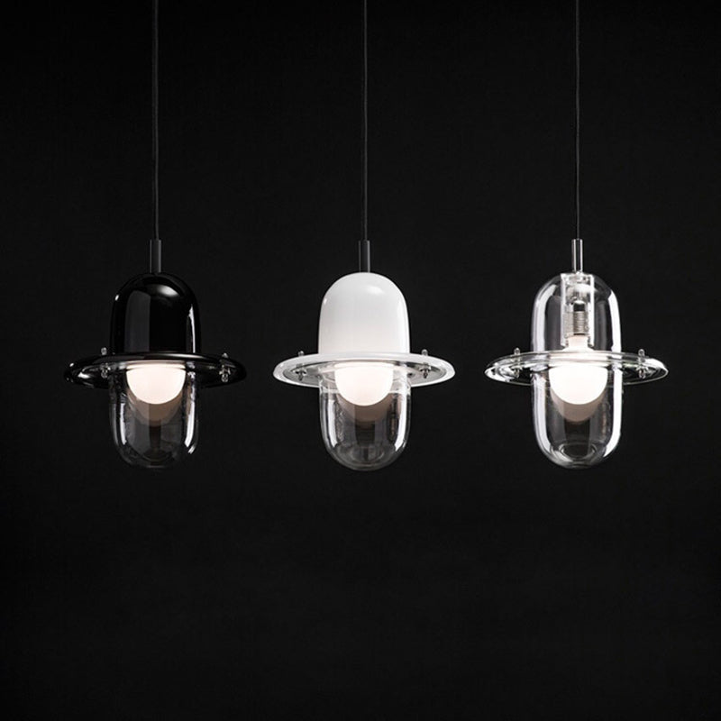 Nordisch moderne kreative 1 leichte Anhängerlampe Kapselglas Anhänger Beleuchtung für Wohnzimmer