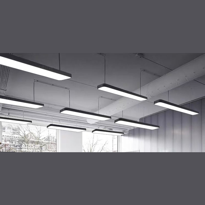 Moderne Reactangle -Anhänger -Beleuchtung Acryl 1 Licht Deckenlampe