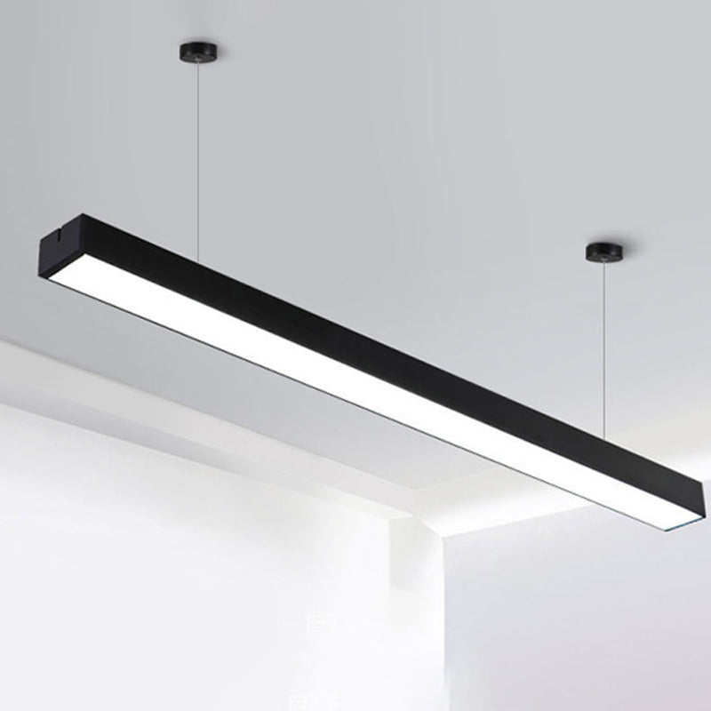 Moderne Reactangle -Anhänger -Beleuchtung Acryl 1 Licht Deckenlampe