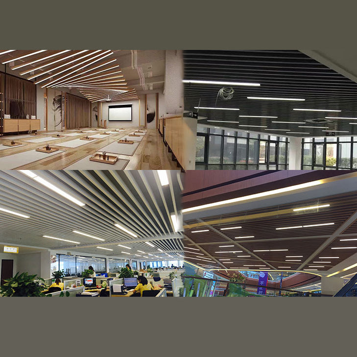 Moderne Reactangle -Anhänger -Beleuchtung Acryl 1 Licht Deckenlampe