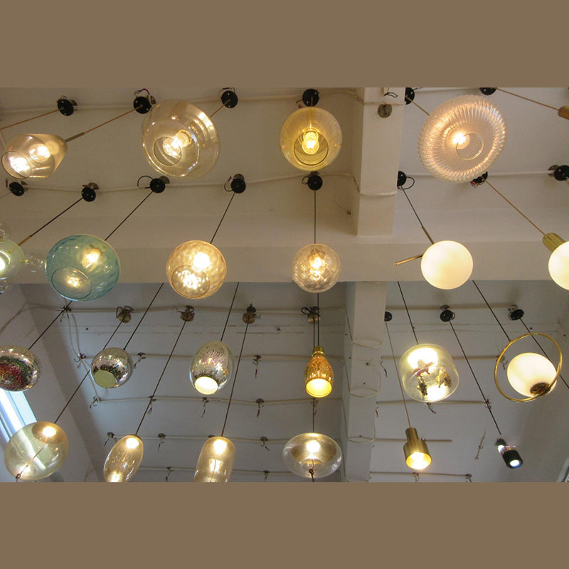 1 ascensore a soffitto leggero moderno vetro appeso per il ristorante