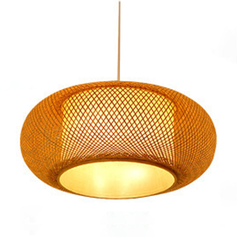 Chinesische Anhänger Beleuchtungskörper Rattan Hanges Licht mit hängenden Kabel für das Restaurant
