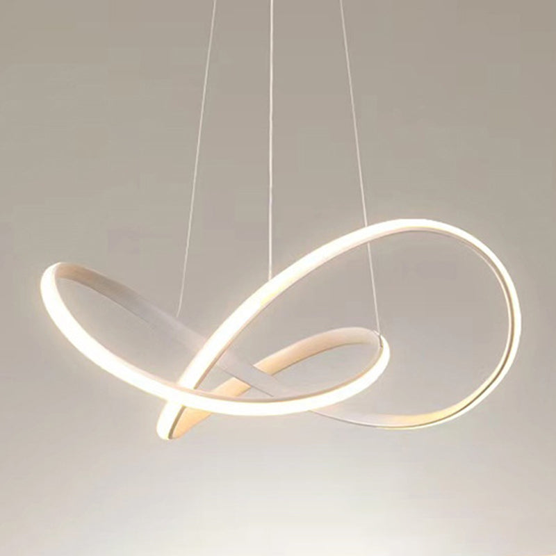 Modern Linear Pendant Lighting Fixtures Silica Gel Hanging Light Kit