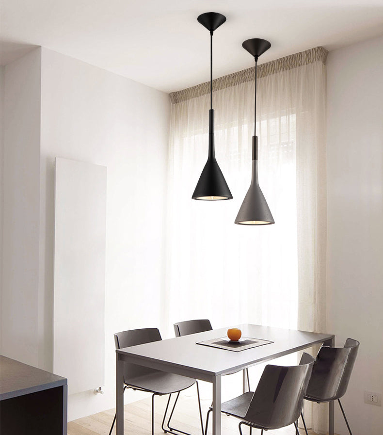 Hars taps toelopend hangende licht Noordse moderne stijl 1 lichte eettafel plafond hanglamp