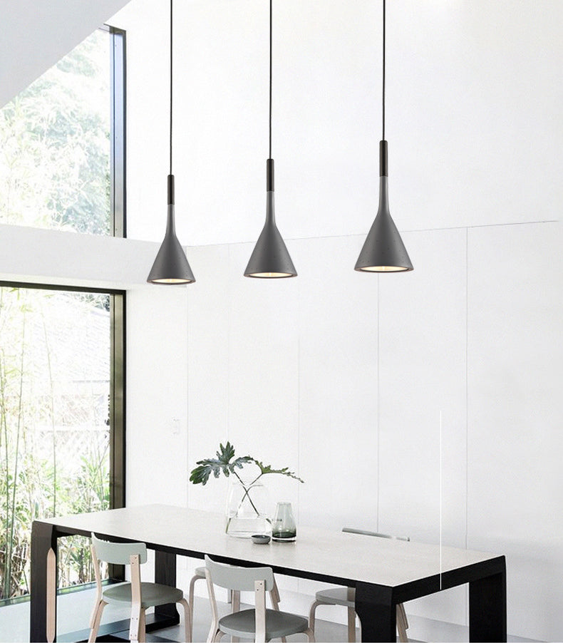 Hars taps toelopend hangende licht Noordse moderne stijl 1 lichte eettafel plafond hanglamp