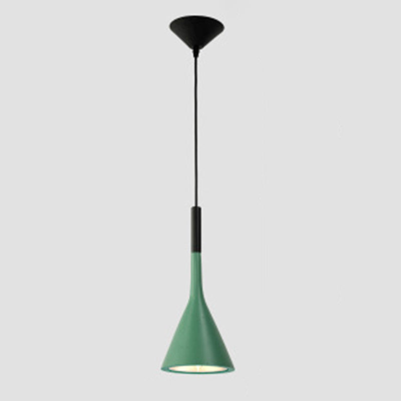 Resin Tapered Hanging Light Nordic Modern Style 1 Light  Dining Table Ceiling Pendant Lamp