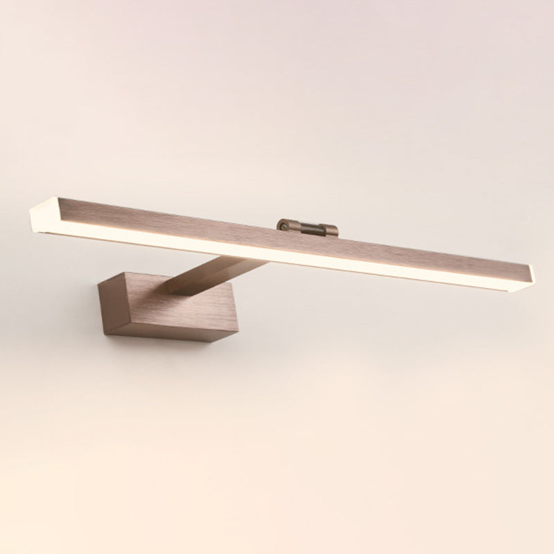 Acrylic Elongated Wall Light Fixture Simplicity LED Sconce Light Fixture for Bathroom