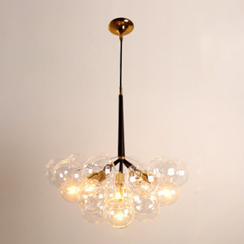 Bubbles Glass Pendant Lighting Fixture Minimalist Style Chandelier Pendant Light