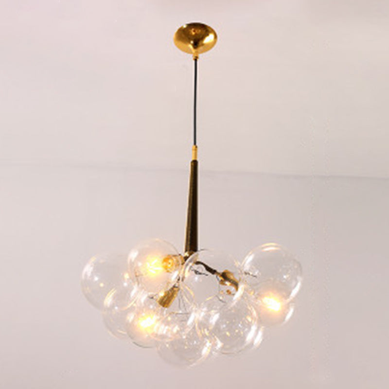 Bubbles Glass Pendant Lighting Fixture Minimalist Style Chandelier Pendant Light
