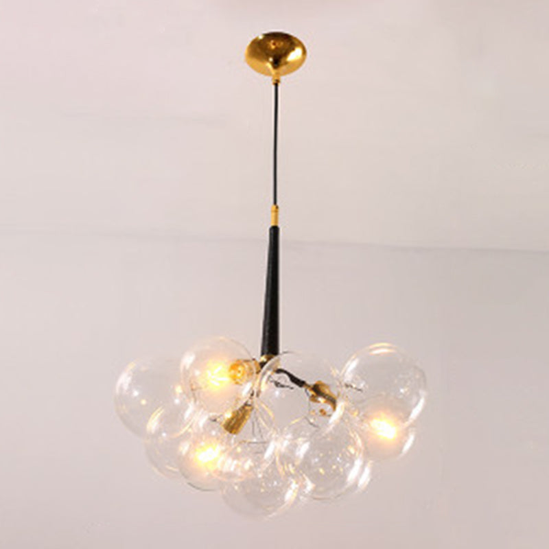 Bubbles Glass Pendant Lighting Fixture Minimalist Style Chandelier Pendant Light
