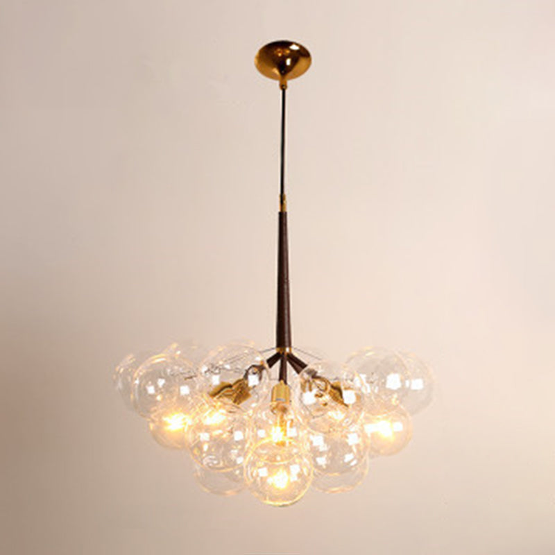Bubbles Glass Pendant Lighting Fixture Minimalist Style Chandelier Pendant Light