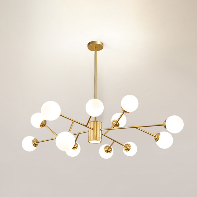 Palline di vetro lampadario a sospensione a sospensione Light Impiccomello per soggiorno per soggiorno