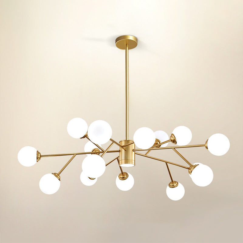 Palline di vetro lampadario a sospensione a sospensione Light Impiccomello per soggiorno per soggiorno