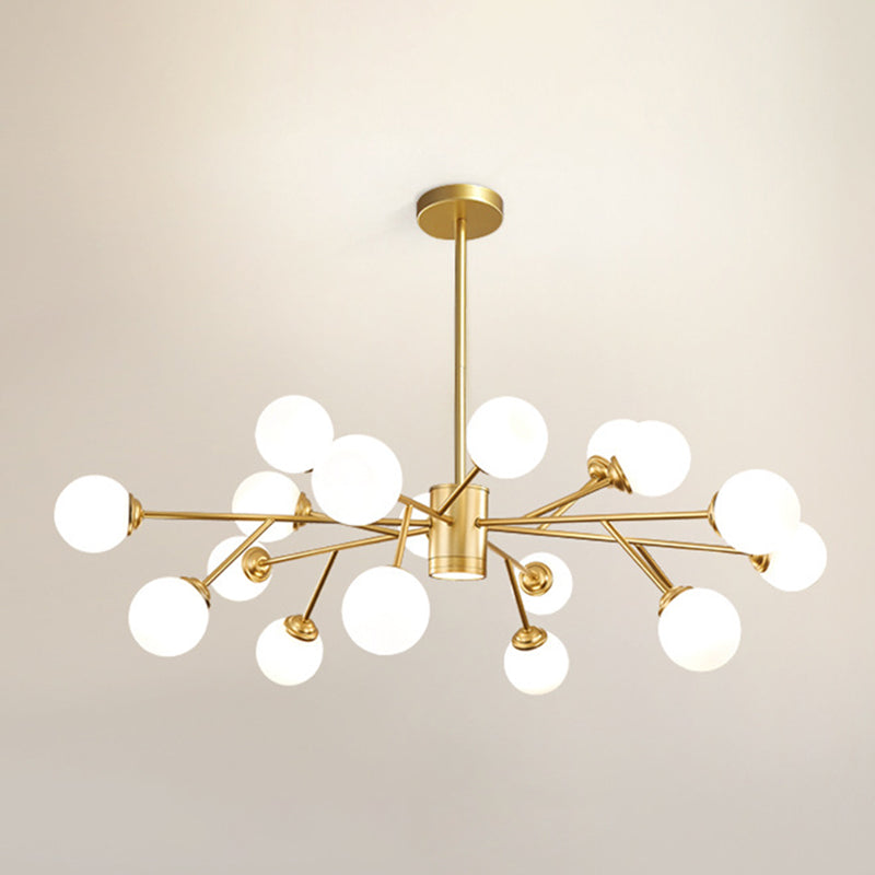 Palline di vetro lampadario a sospensione a sospensione Light Impiccomello per soggiorno per soggiorno