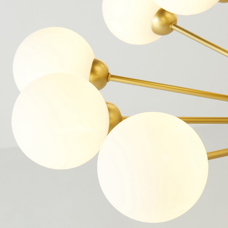 Minimalist Bubble Chandelier Pendant Light Glass Living Room Chandelier Light Fixture