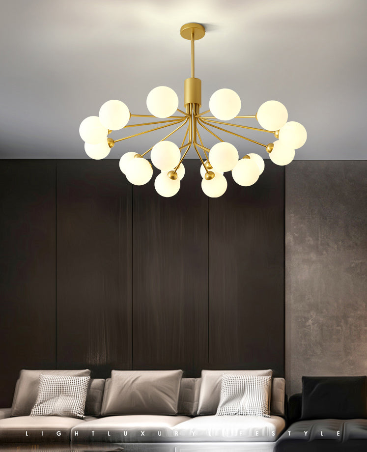 Minimalist Bubble Chandelier Pendant Light Glass Living Room Chandelier Light Fixture