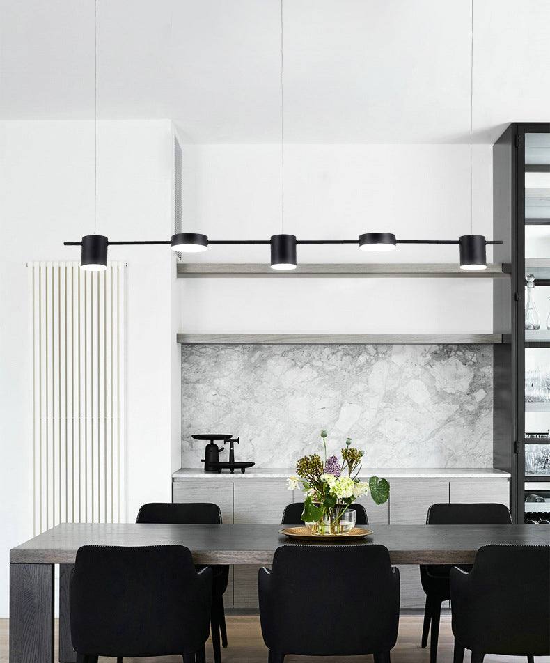 Cylinder Island Pendant Lights Ultra-Contemporary Acrylic Island Pendant Lights for Restaurant