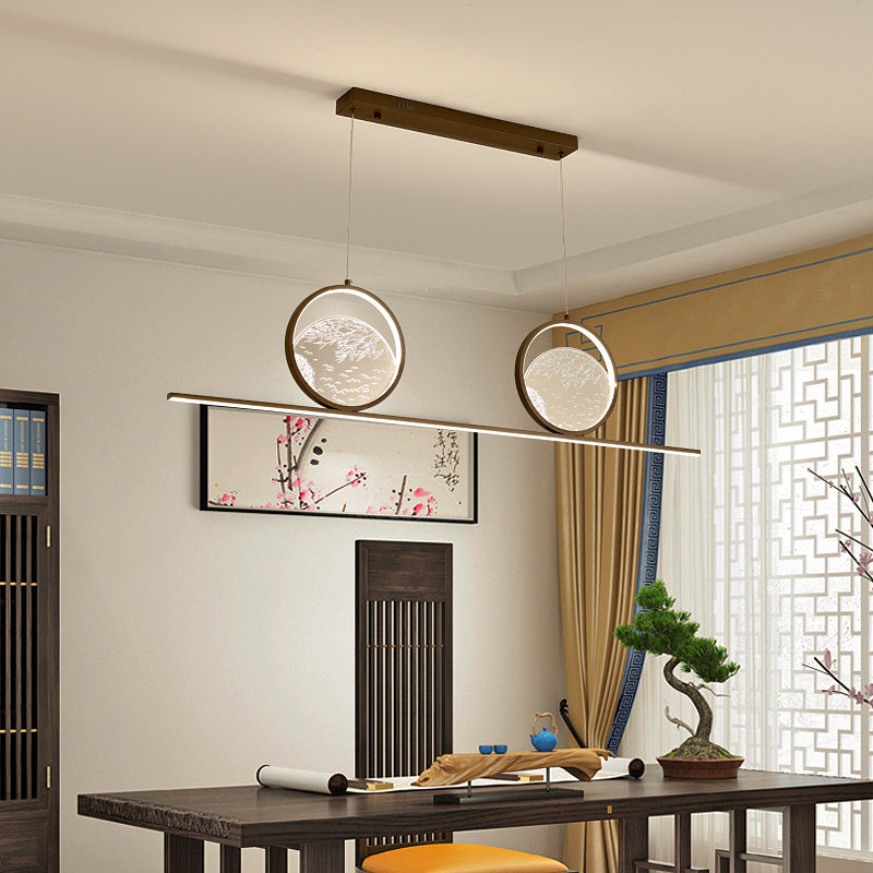 Ring Over Island Lighting Acrilic MODERS SIMPLICITY Isola Luci dell'isola per il ristorante