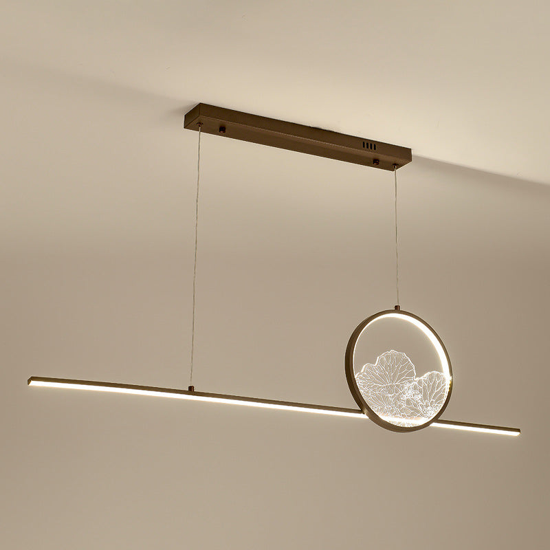 Ring Over Island Lighting Acrilic MODERS SIMPLICITY Isola Luci dell'isola per il ristorante