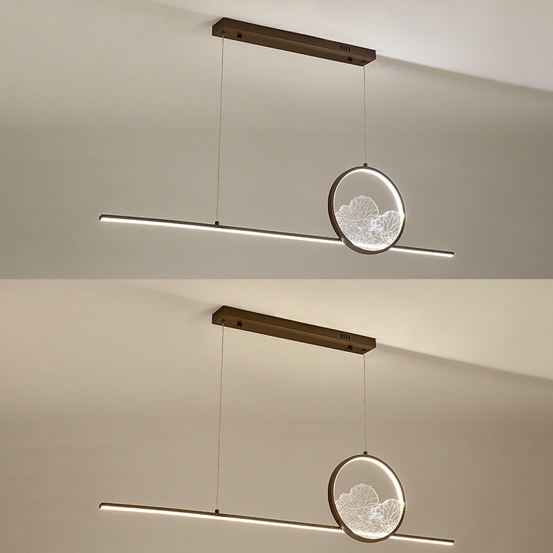 Ring Over Island Lighting Acrilic MODERS SIMPLICITY Isola Luci dell'isola per il ristorante