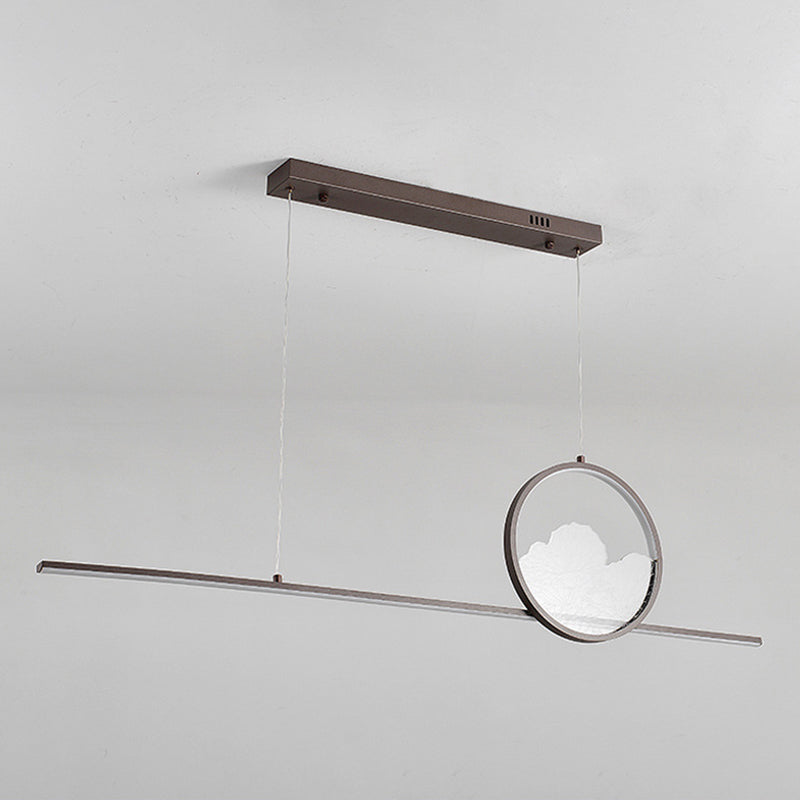 Ring Over Island Lighting Acrilic MODERS SIMPLICITY Isola Luci dell'isola per il ristorante