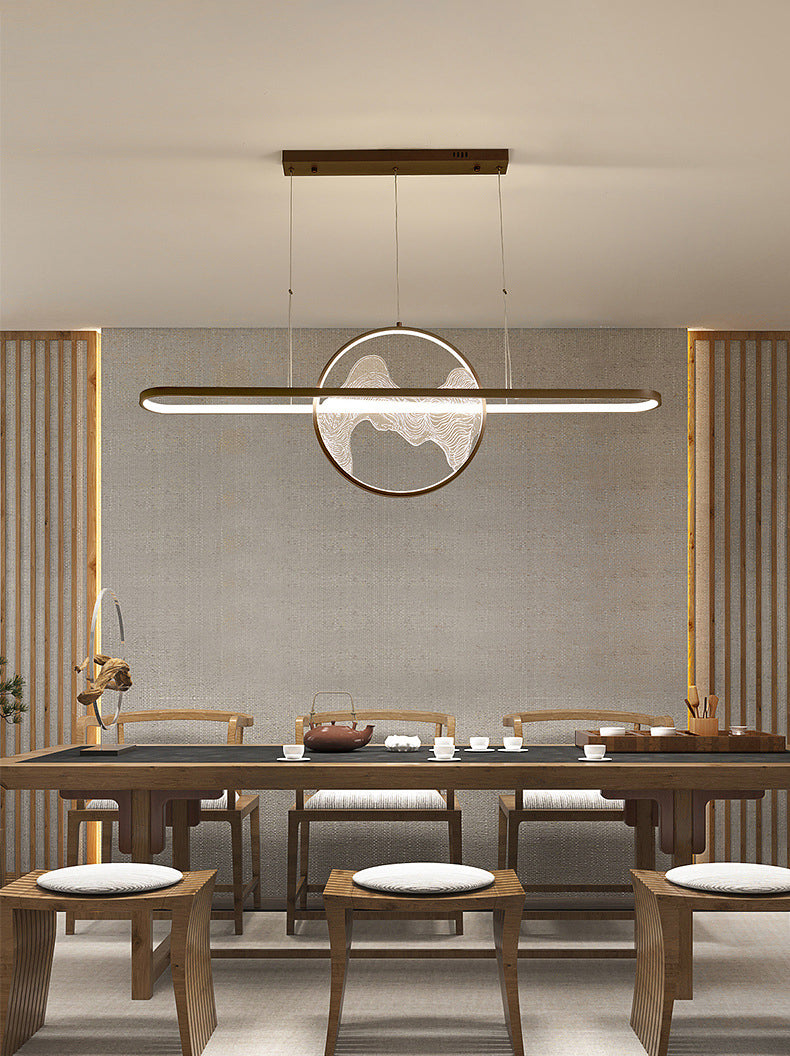 Ring Over Island Lighting Acrilic MODERS SIMPLICITY Isola Luci dell'isola per il ristorante