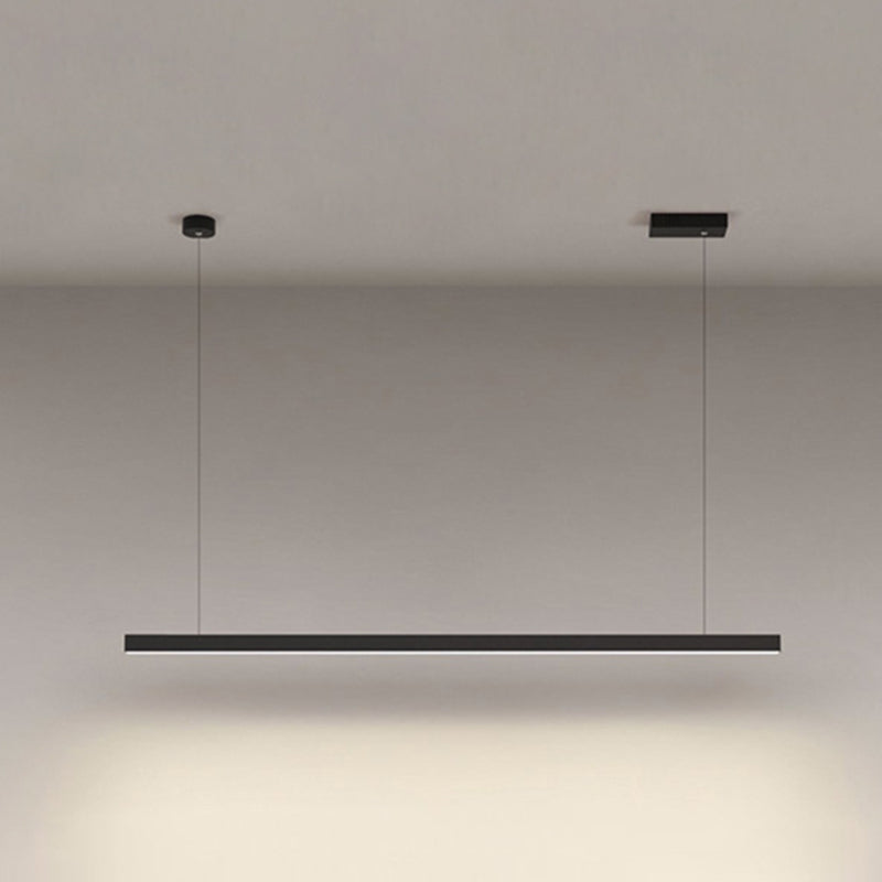 Linear Isola Lighting Acrilic Contemporary Simplicity Fishings a sospensione per il ristorante
