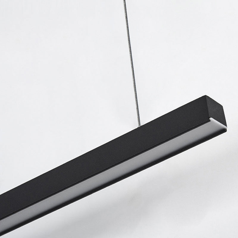 Linear Isola Lighting Acrilic Contemporary Simplicity Fishings a sospensione per il ristorante