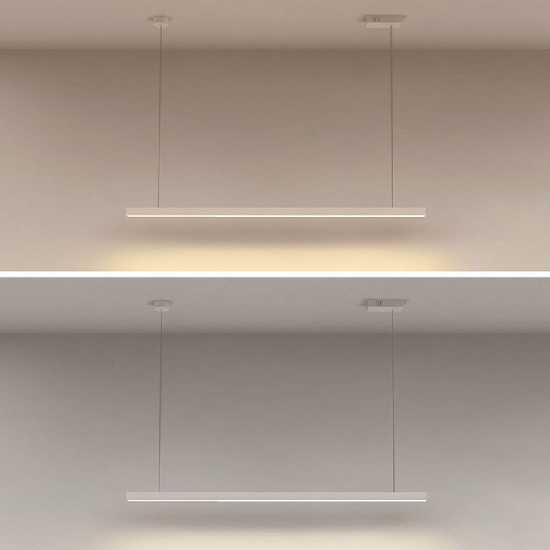 Linear Isola Lighting Acrilic Contemporary Simplicity Fishings a sospensione per il ristorante