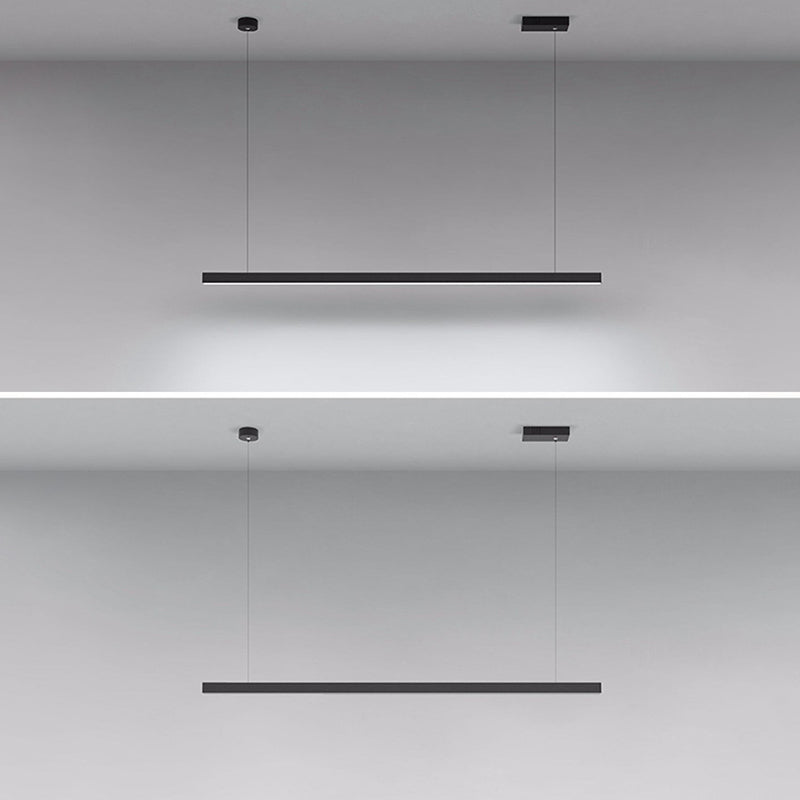Linear Isola Lighting Acrilic Contemporary Simplicity Fishings a sospensione per il ristorante