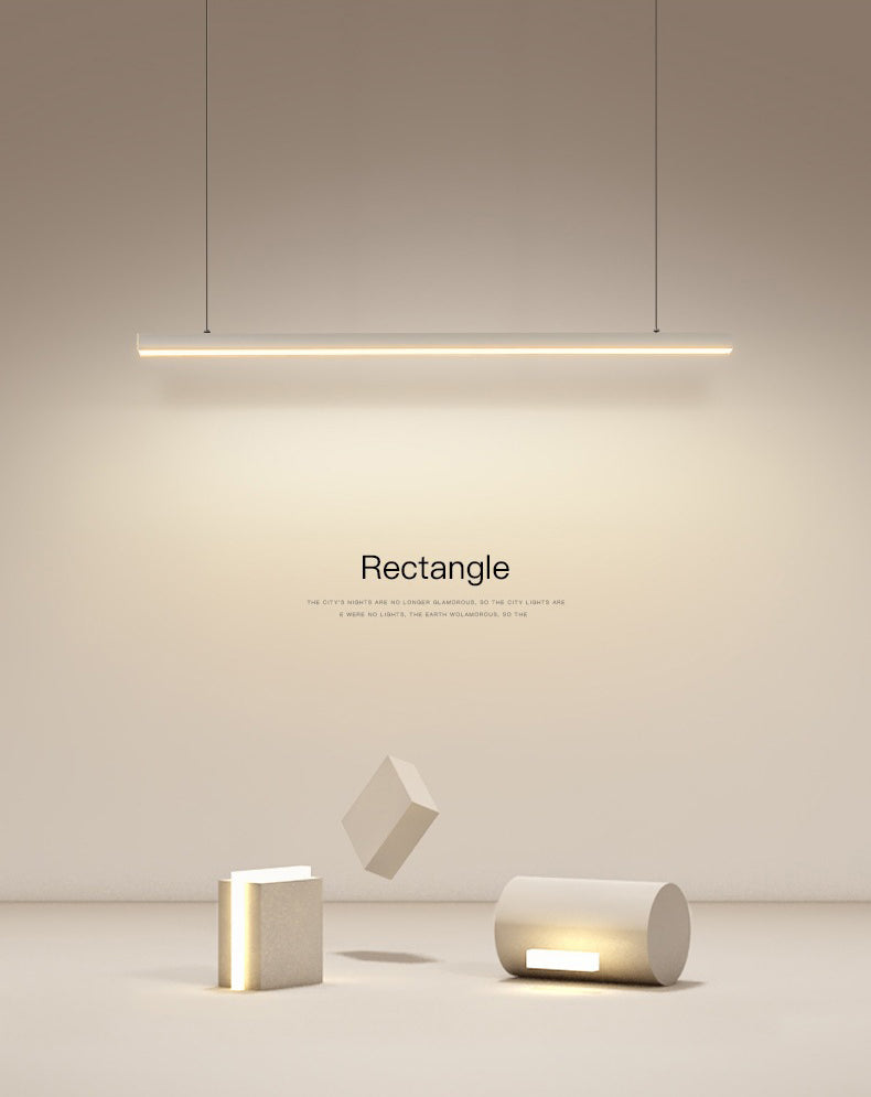 Linear Isola Lighting Acrilic Contemporary Simplicity Fishings a sospensione per il ristorante