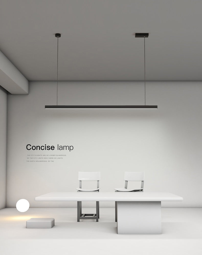 Linear Isola Lighting Acrilic Contemporary Simplicity Fishings a sospensione per il ristorante