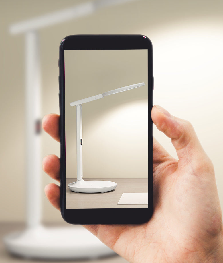 Light da tavolo da tavolo moderno con porto di plastica in porta USB Luce da tavolo