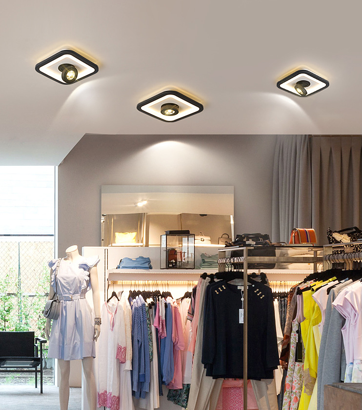 Modern Flush Mount Light Ceiling Track Lighting 1-Light LED Flush Mount Corridor Light Restaurant Light