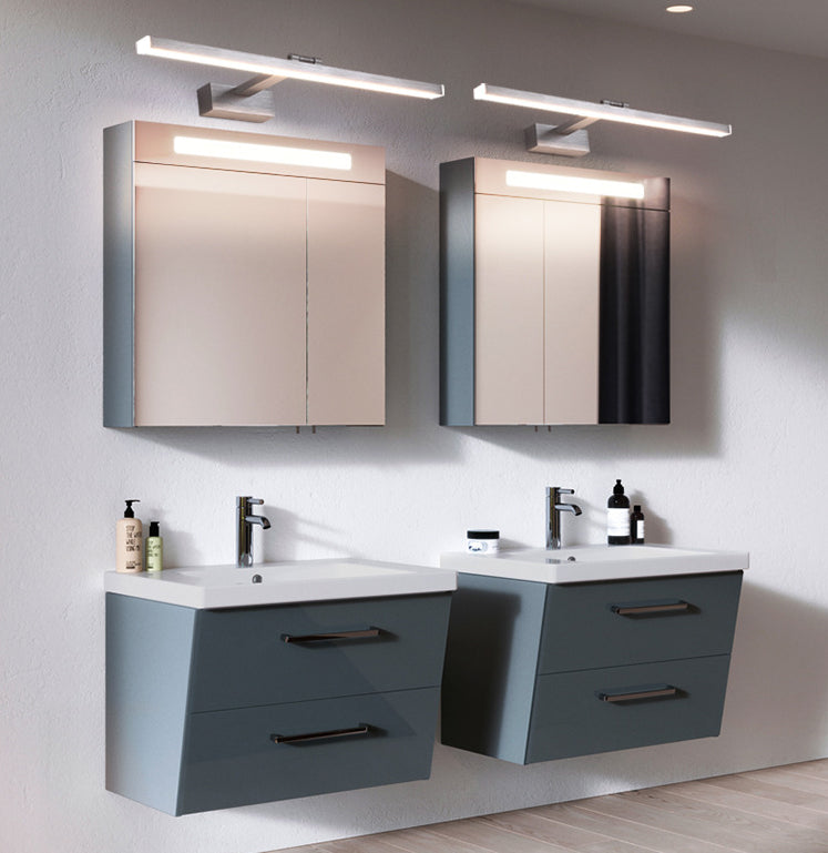 Acrylic Elongated Wall Light Fixture Simplicity LED Sconce Light Fixture for Bathroom