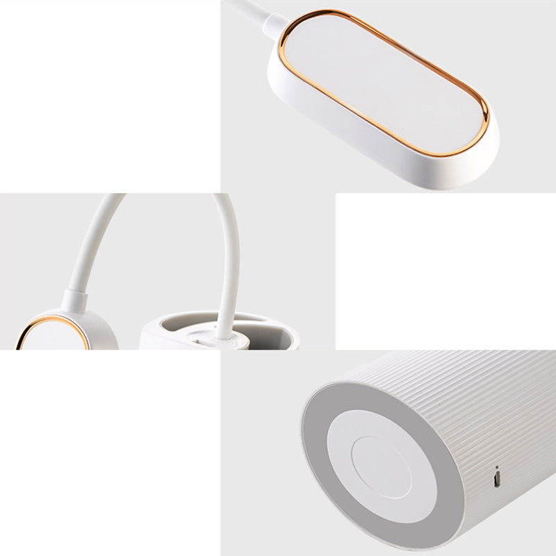 Lampe de table légère de table moderne avec port USB Plastique 1 lampe de table légère