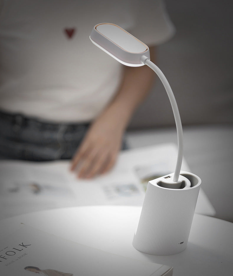 Lampe de table légère de table moderne avec port USB Plastique 1 lampe de table légère