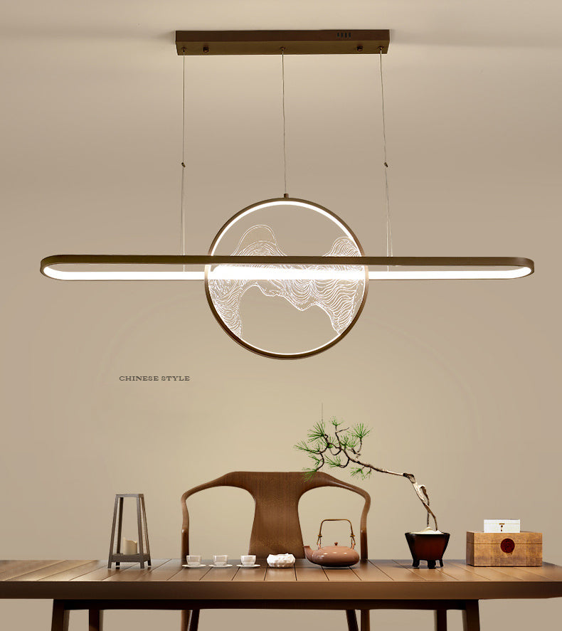 Ring Over Island Lighting Acrilic MODERS SIMPLICITY Isola Luci dell'isola per il ristorante