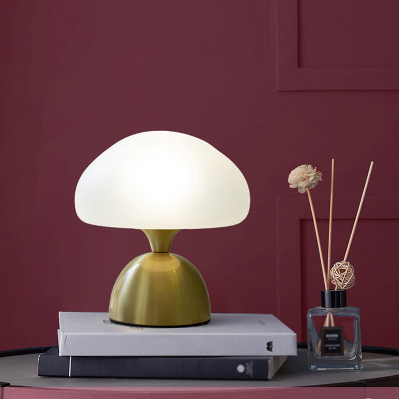 Lámpara de mesa de globo moderna 1 luz de mesa de luz