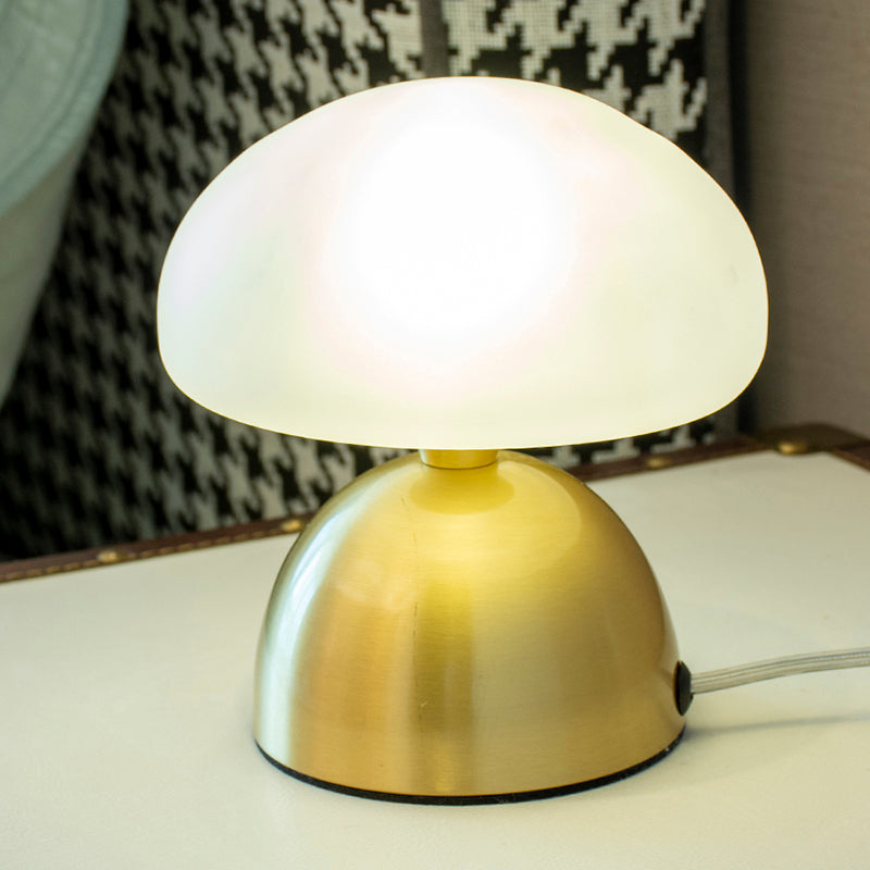 Lámpara de mesa de globo moderna 1 luz de mesa de luz