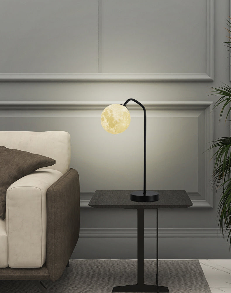 1-Licht-Globus-Tischlampe Modernes Glas Tischlicht