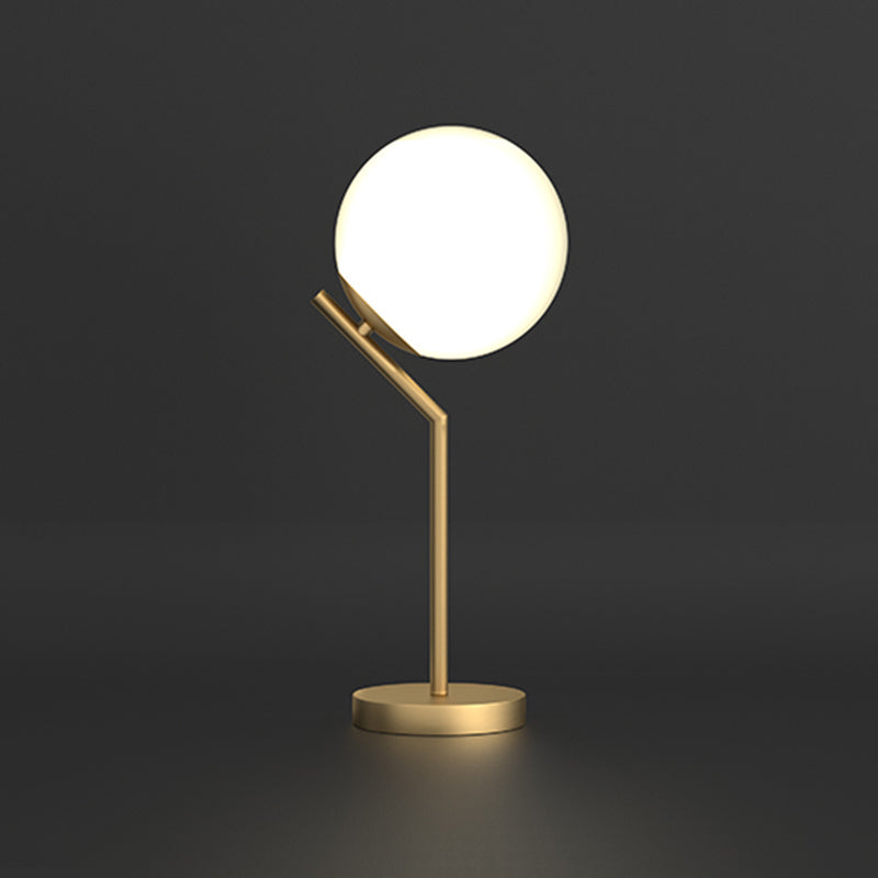 1-Licht globaler Tischlampe Modernes Glas Tischlicht