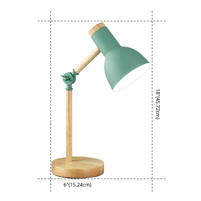 Lámpara de mesa de tono de cúpula moderna 1 luz de mesa de luz
